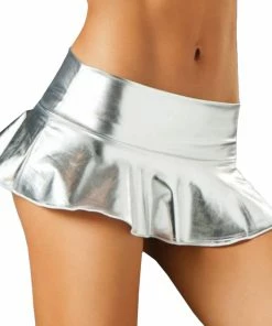 Laidtex Micro Mini Black PVC Skirt