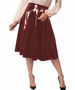 Laidtex Vintage Vinyl Midi Skirt 20 Laidtex Vintage Vinyl Midi Skirt
