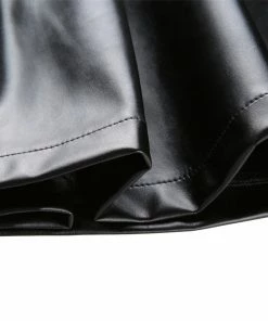 Laidtex Corseted PVC Skater Skirt Latex Clothing