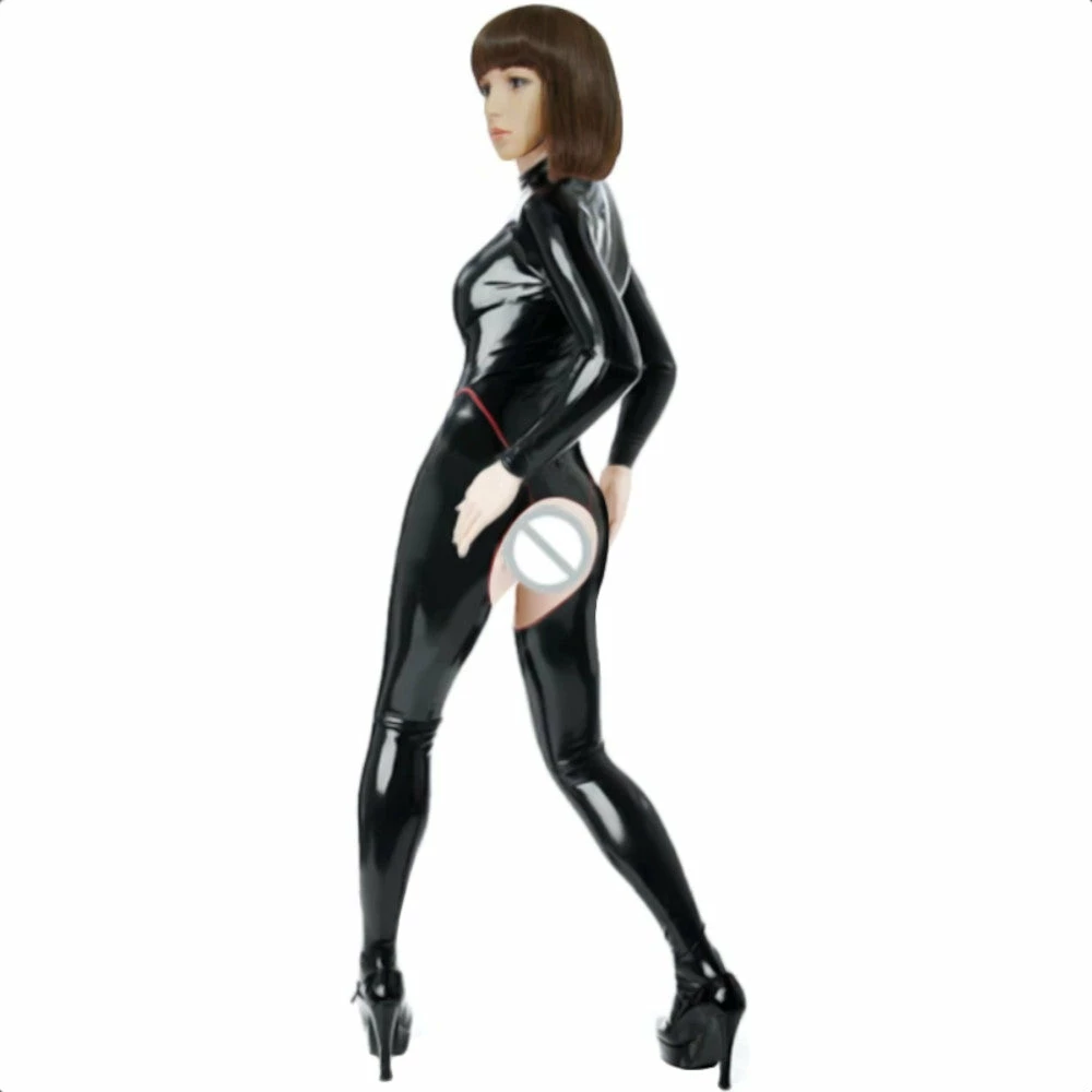 Latexfun Latex Clothing Lewd Crotchless Latex Bodysuit 4 Latexfun Latex Clothing Lewd Crotchless Latex Bodysuit