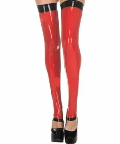 Latexfun Latex Clothing Graceful Rubber Stockings