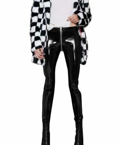 Laidtex Wet Look Black Vinyl Pants Latex Clothing