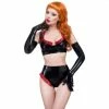 Laidtex Latex Clothing Sultry Black And Red Latex Bikini 2 Laidtex Latex Clothing Sultry Black And Red Latex Bikini