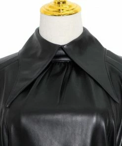 Laidtex Beautiful Black Vinyl Jacket Latex Clothing