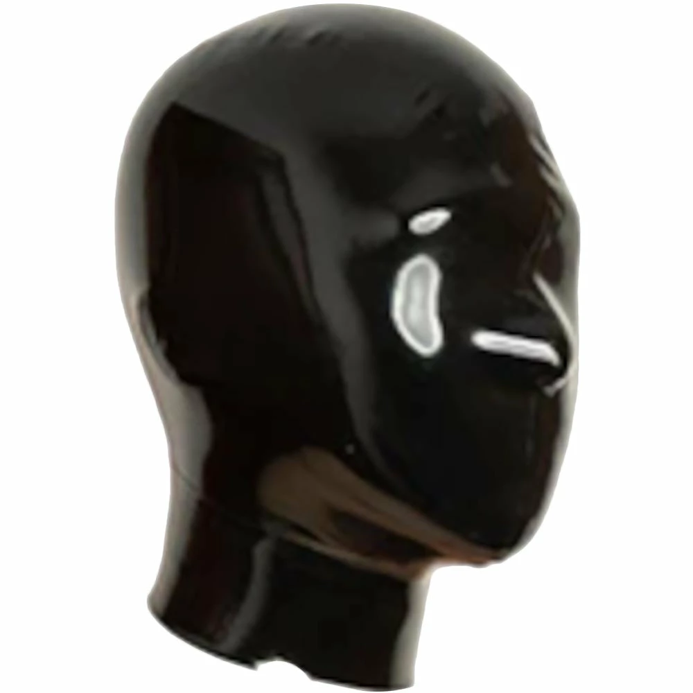 Laidtex Full Face Latex Gimp Hood Latex Clothing 3 Laidtex Full Face Latex Gimp Hood Latex Clothing