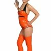 Laidtex Rubber Lingerie One Piece With Stockings