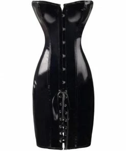 Laidtex PVC Dominatrix Corset Dress