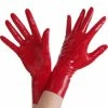 Latexfun Latex Clothing Rousing Red Latex Gloves