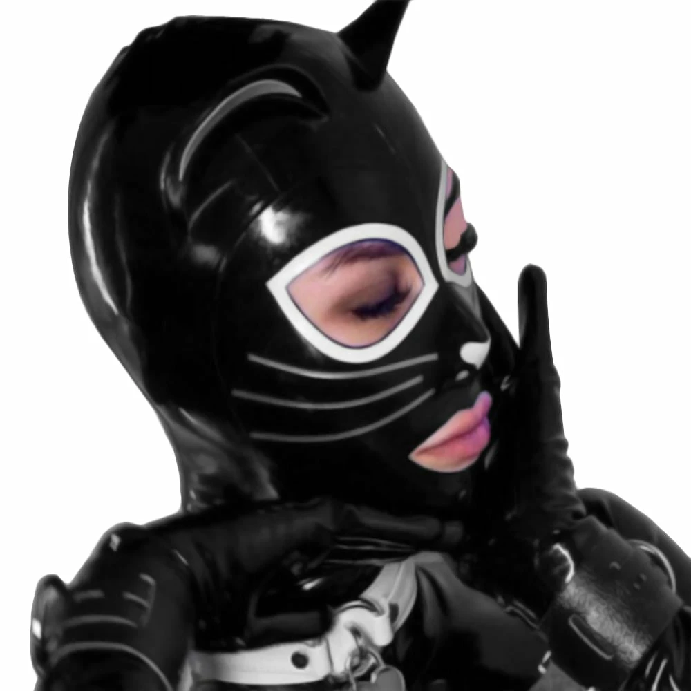 Laidtex Latex Clothing Purrfect Latex Catwoman Mask 3 Laidtex Latex Clothing Purrfect Latex Catwoman Mask