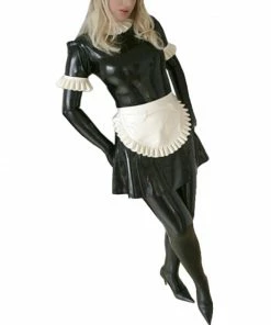 Latexfun Full Body Latex Maid Outfit Latex Clothing