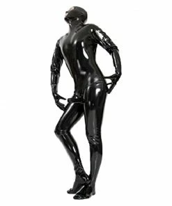Latexfun Latex Clothing Glossy PVC Gimp Suit