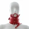 Laidtex Collars And Cuffs O Ring Gag Posture Collar
