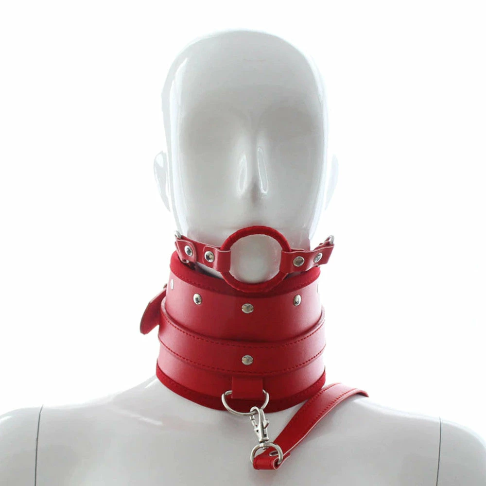 Laidtex Collars And Cuffs O Ring Gag Posture Collar 3 Laidtex Collars And Cuffs O Ring Gag Posture Collar