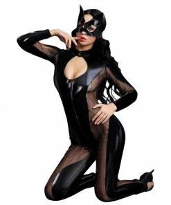 Laidtex Latex Clothing Playful Catwoman Halloween Costume
