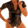 Latexfun Fancy Short Cut Latex Catsuit Latex Clothing