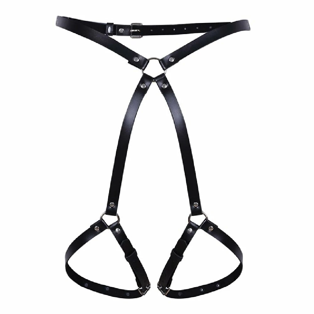 Laidtex PU Leather Thigh Restraints 4 Laidtex PU Leather Thigh Restraints