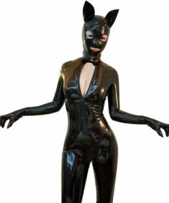 Laidtex Fiery Feline Latex Cat Costume