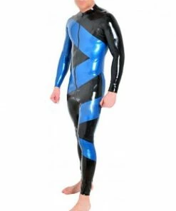 Latexfun Latex Clothing Flashy Full Body Rubber Suit