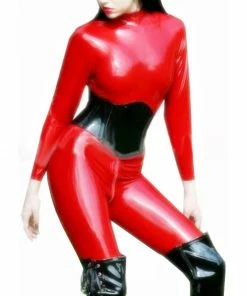 Latexfun Latex Clothing Intimate Women's Latex Suit