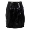 Laidtex Latex Clothing Zipped Black PVC Pencil Skirt 2 Laidtex Latex Clothing Zipped Black PVC Pencil Skirt