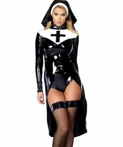 Laidtex Latex Clothing Sinful Sexy Nun Costume