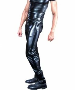 Laidtex Latex Clothing Sleek Men's PVC Trousers
