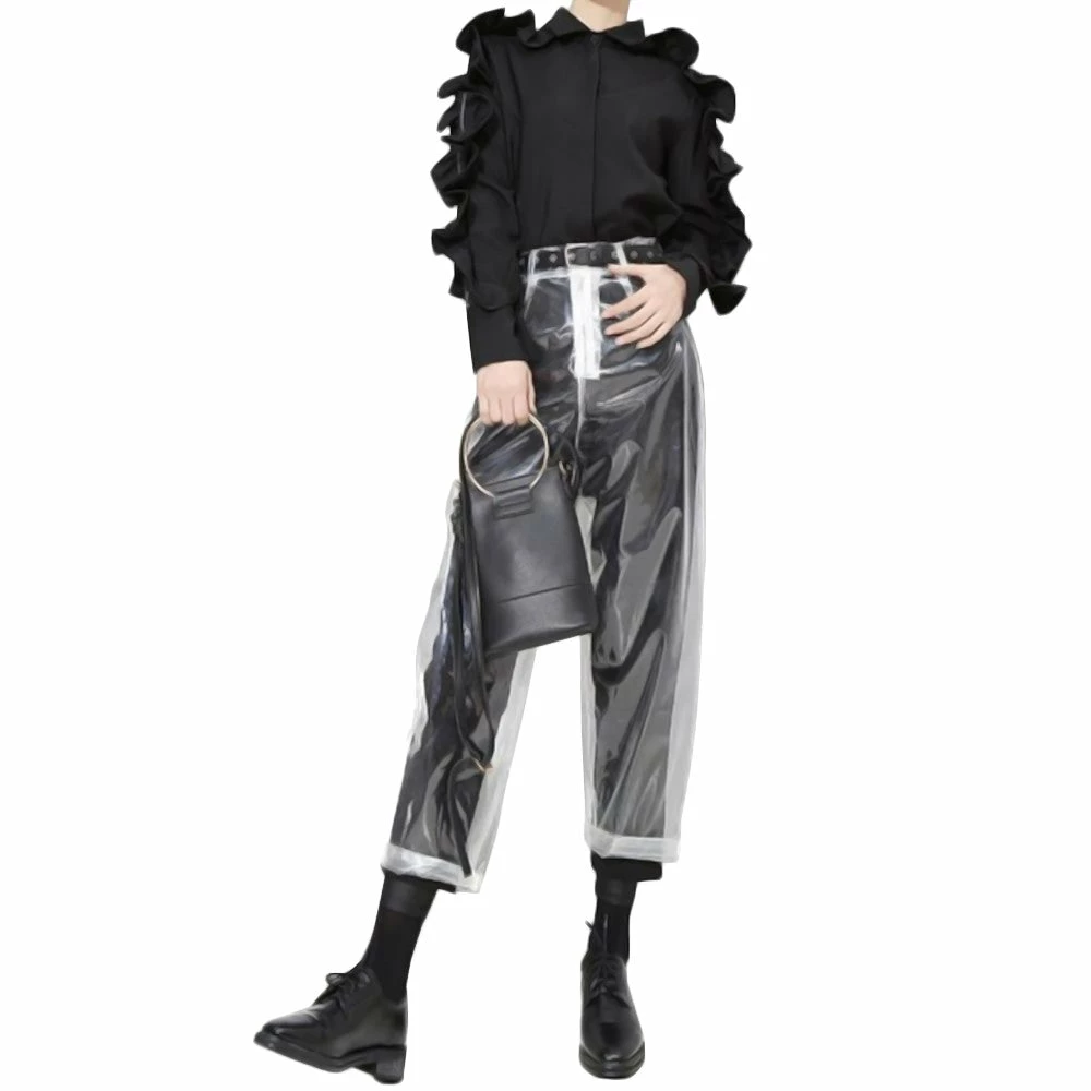 Laidtex Fashionable Clear Vinyl Pants 7 Laidtex Fashionable Clear Vinyl Pants