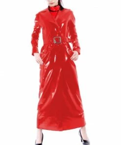 Laidtex Dominatrix Fashion Latex Trench Coat