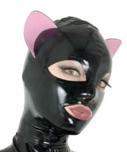 Laidtex Latex Catwoman Suit Hood