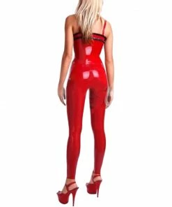 Latexfun Camisole Rubber Women's Suit Latex Clothing