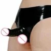 Laidtex Naughty And Nice Latex Dildo Panties 2 Laidtex Naughty And Nice Latex Dildo Panties