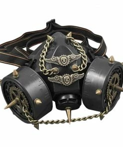 Laidtex Steampunk Bondage Gas Mask