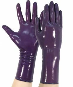 Laidtex Pretty Purple And Coloured Latex Gloves 8 Laidtex Pretty Purple And Coloured Latex Gloves