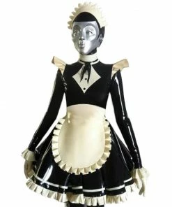 Latexfun Latex Clothing Mostly Modest Latex Maid Costume
