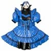 Laidtex Latex Clothing Blue Bashful Latex Doll Suit