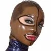 Laidtex Transparent Latex Sex Mask Latex Clothing