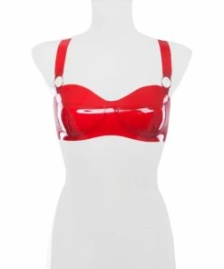 Latexfun Romantic Royal Rubber Bra Latex Clothing