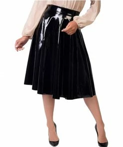 Laidtex Vintage Vinyl Midi Skirt 24 Laidtex Vintage Vinyl Midi Skirt
