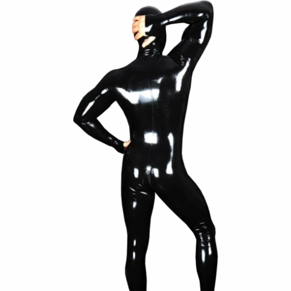 Laidtex Sleek Latex Venom Spiderman Suit Latex Clothing 5 Laidtex Sleek Latex Venom Spiderman Suit Latex Clothing