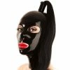 Laidtex Ponytail Latex Bondage Mask