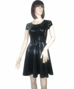 Latexfun Lovely Latex Skater Dress Latex Clothing