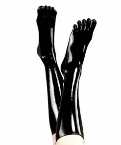 Latexfun Shiny Rubber Socks Latex Clothing