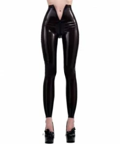 Latexfun High Waist Rubber Tights Latex Clothing