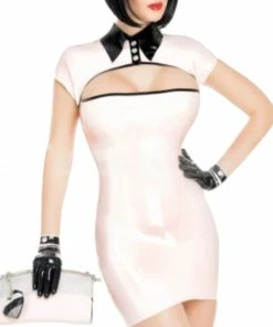Latexfun Lavish White Latex Dress