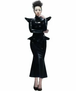 Laidtex Winged Latex Dom Outfit