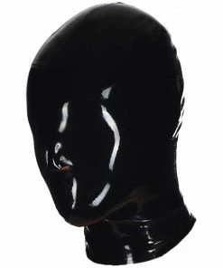 Laidtex Latex Clothing Sleek Latex Fetish Hood