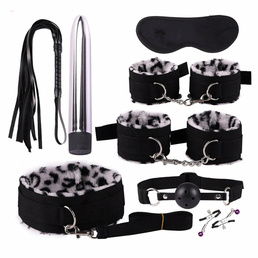Laidtex Collars And Cuffs Set Of Bondage Handcuffs 7 Laidtex Collars And Cuffs Set Of Bondage Handcuffs