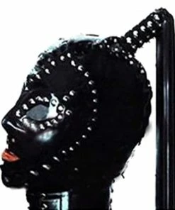 Latexfun Latex Clothing Glorious Goddess Hood With Ponytail Hole