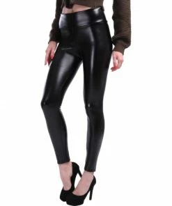 Laidtex Tight Black PVC Leggings Latex Clothing