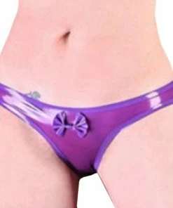 Latexfun Latex Clothing Cute Transparent Latex Knickers